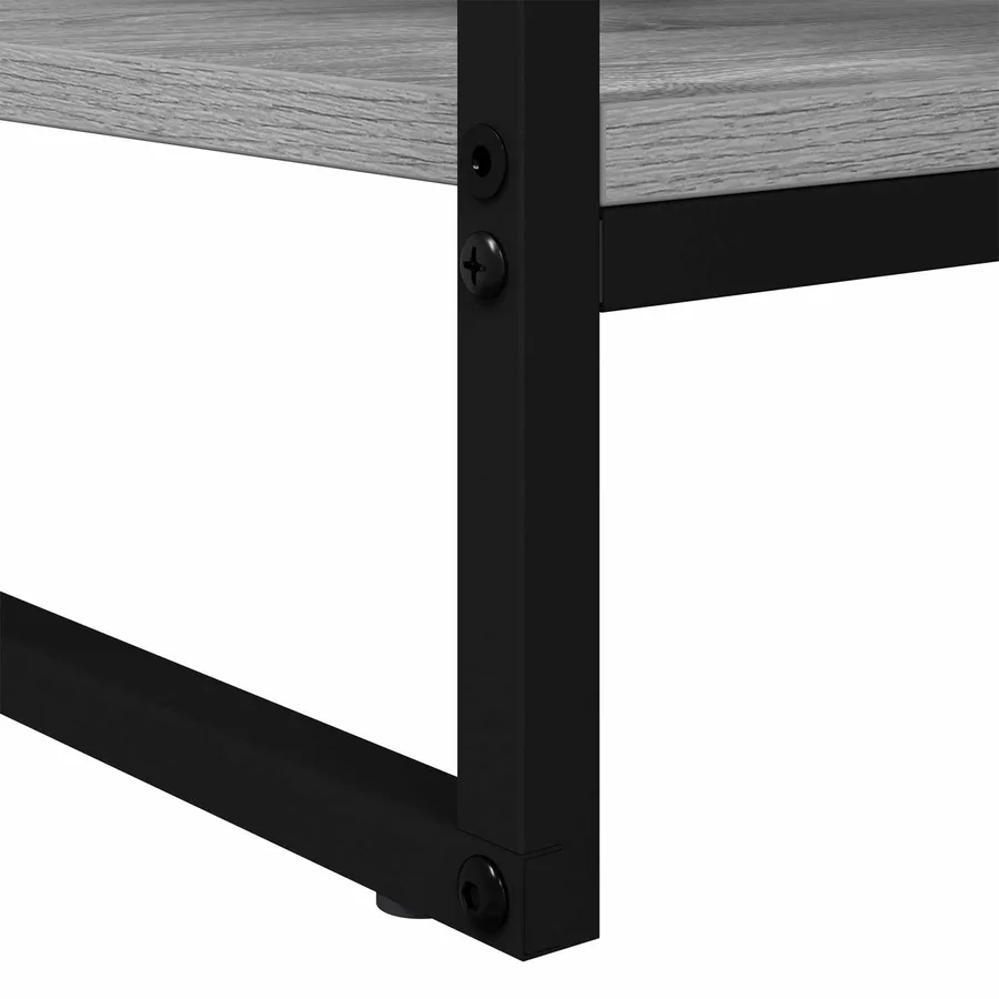 Table basse Gris Sonoma 80 x 50 x 40 cm Bois d'ingénierie - 9