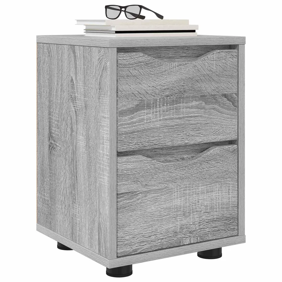 Tables de chevet 2 pcs Gris Sonoma 30,5 x 30 x 43 cm - 3
