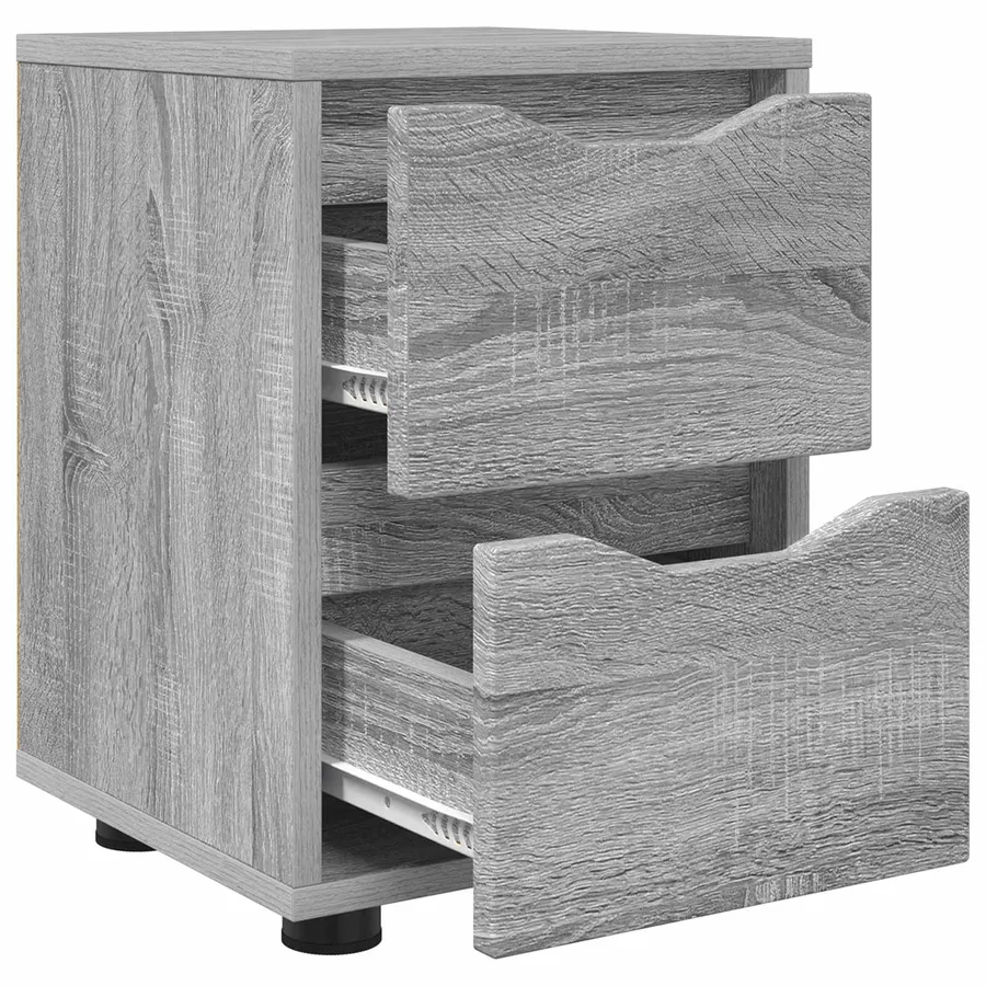 Tables de chevet 2 pcs Gris Sonoma 30,5 x 30 x 43 cm - 5