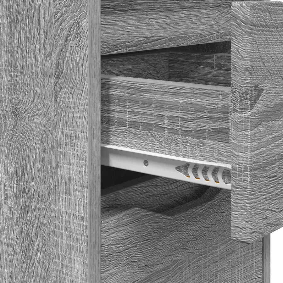 Tables de chevet 2 pcs Gris Sonoma 30,5 x 30 x 43 cm - 9