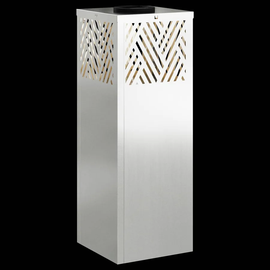 Lumière de chemin LED solaire 2 pcs Blanc chaud 18 x 18 x 50 cm - 12