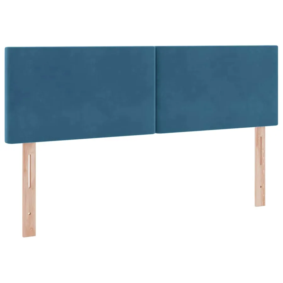 Lit de rangement LED avec matelas Bleu foncé 140 x 200 cm - 8