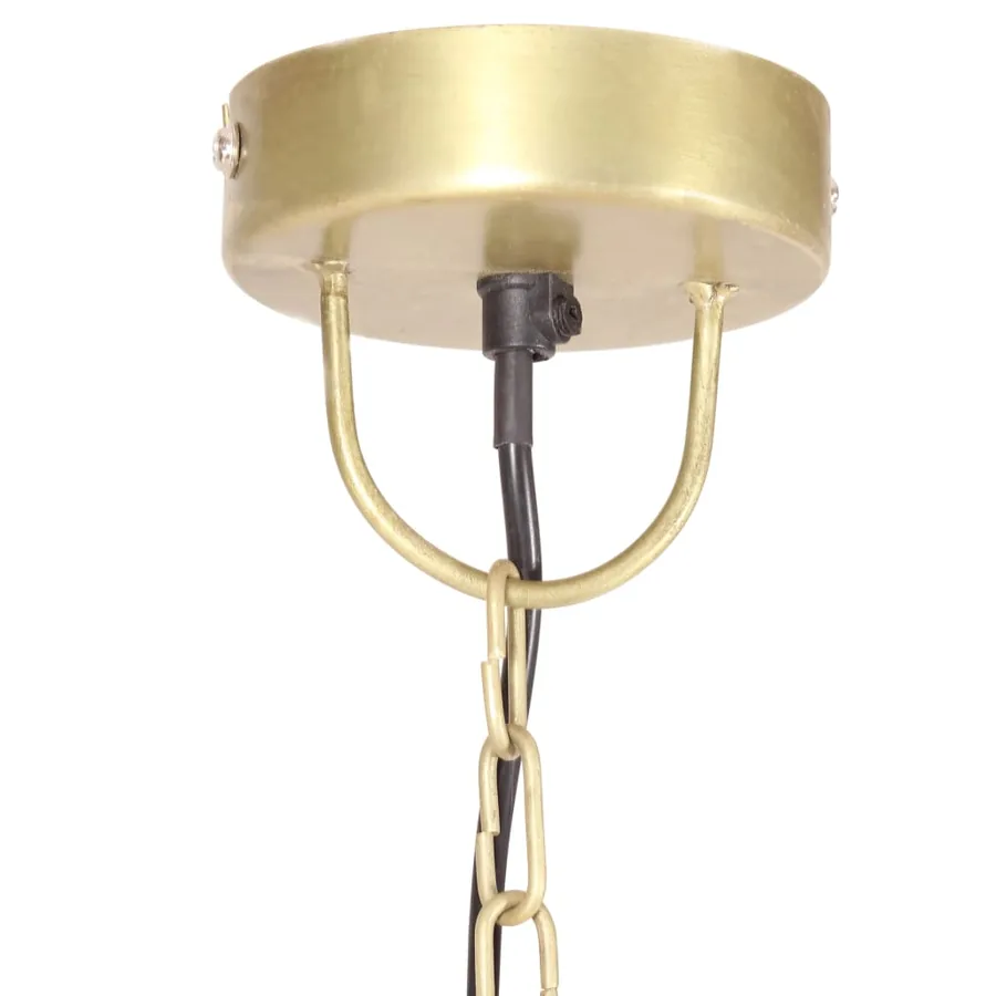 Lampe suspendue industrielle 25 W Laiton Rond 32 cm E27 - 6