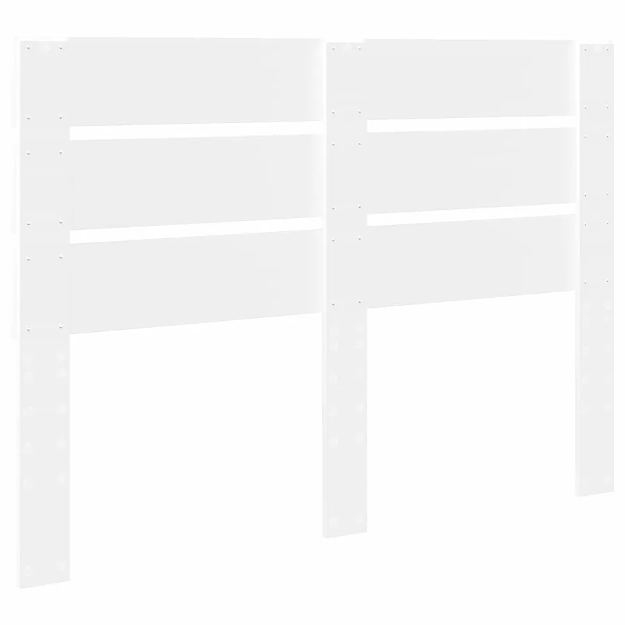 Tête de lit Blanc Bois d'ingénierie - 6