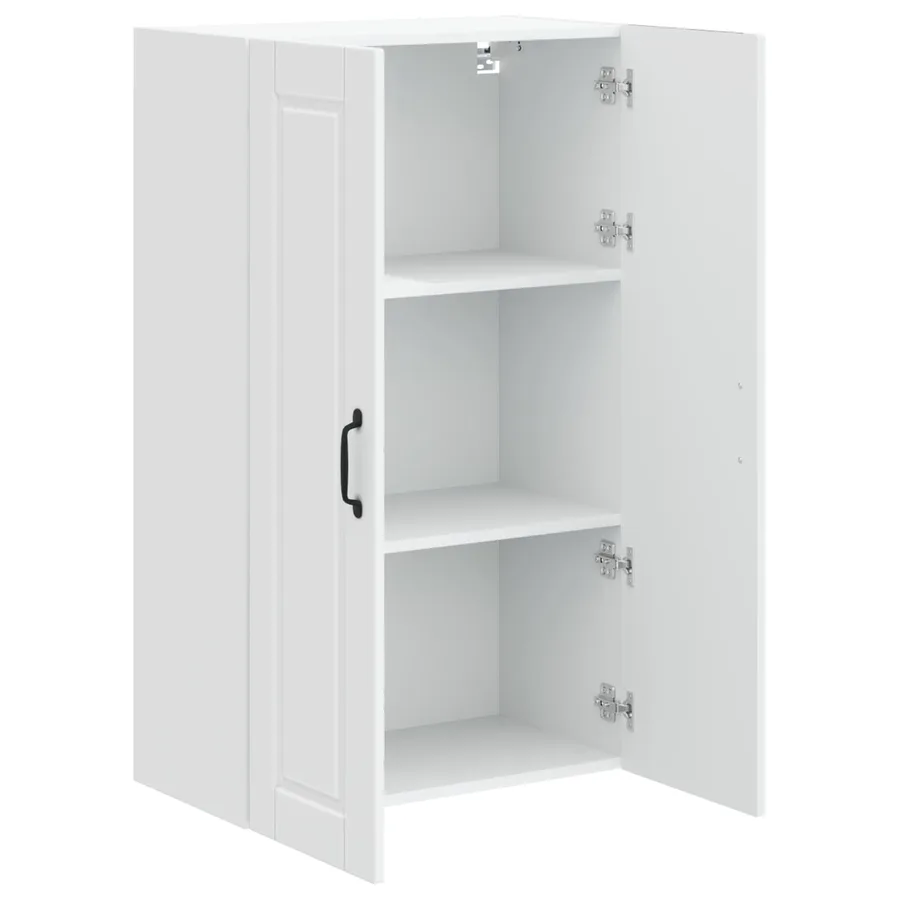 Meuble mural PORTO Blanc brillant 60 x 31 x 100 cm - 5