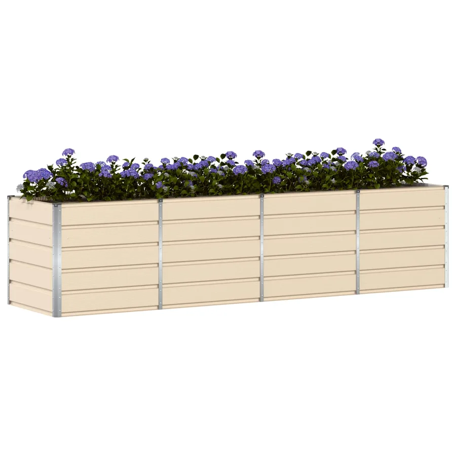 Jardinière Ivoire 320 x 80 x 75 cm Acier - 3