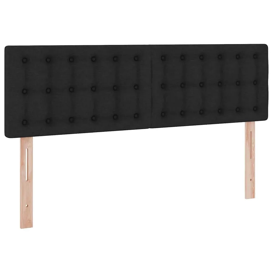 Lit avec rangement et matelas avec matelas Noir 140 x 200 cm - 9