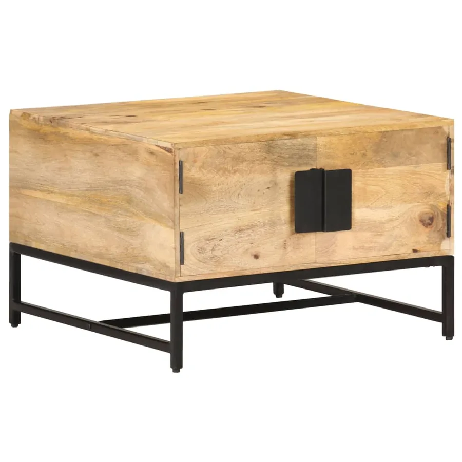 Table basse 67x67x45 cm Bois de manguier massif - 10