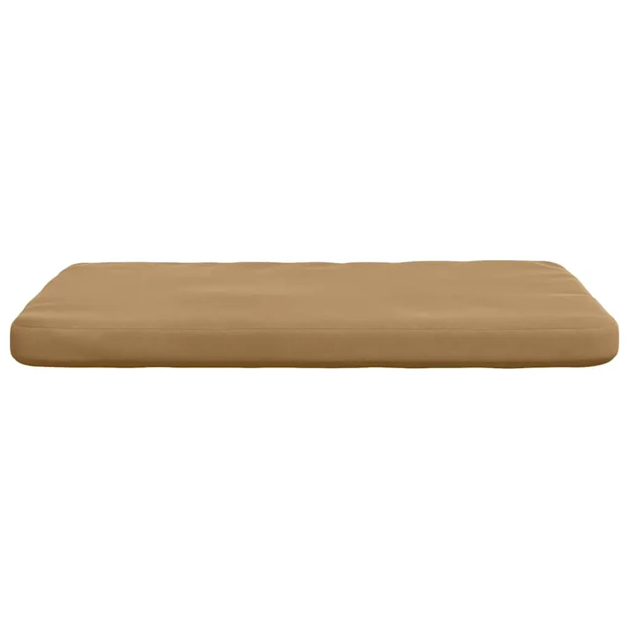 Coussins de siège 4 pcs Marron 40 x 40 x 3 cm Velours - 6
