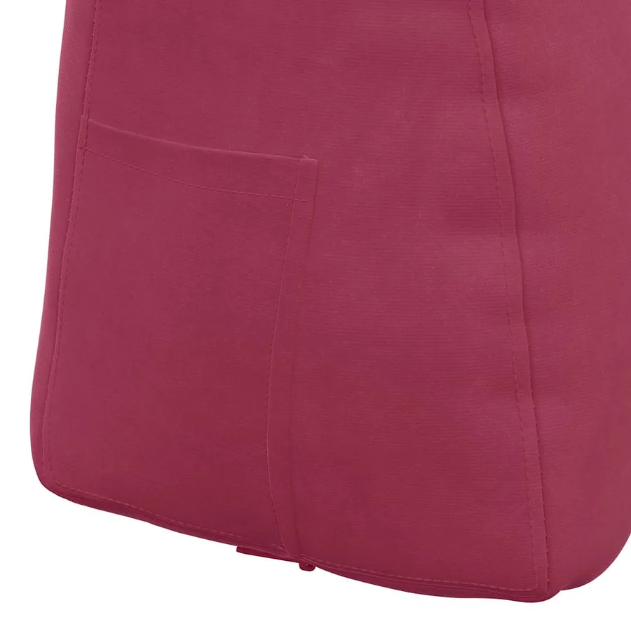 Coussin de Dos Bordeaux 60 x 24 x 50 cm Velours - 9