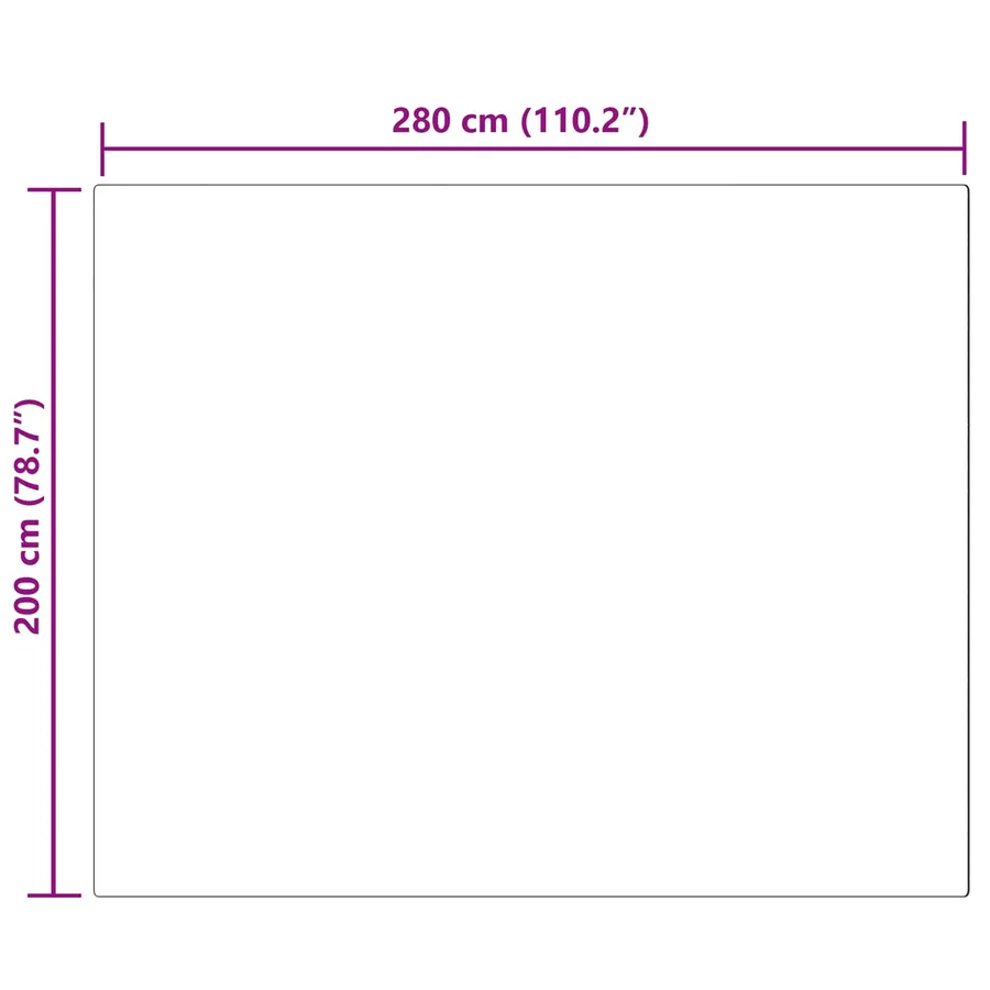 Tapis en fausse TAFALLA Gris 200 x 280 cm Polyester - 8
