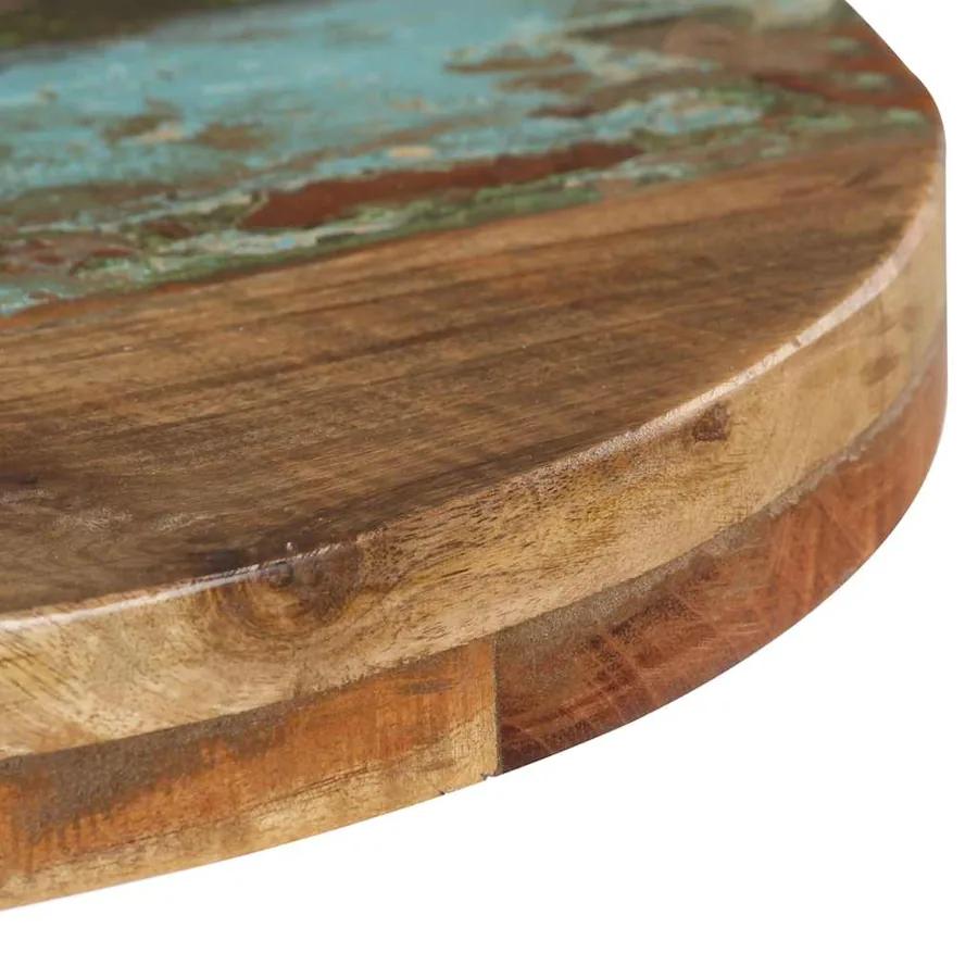 Table de bistro Ronde Ø50x75 cm Bois de récupération massif - 3