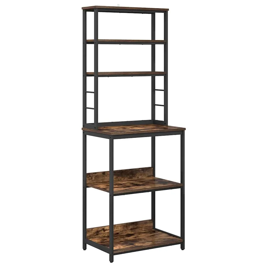 Étagère de cuisine Chêne fumé 60 x 40 x 168 cm - 2