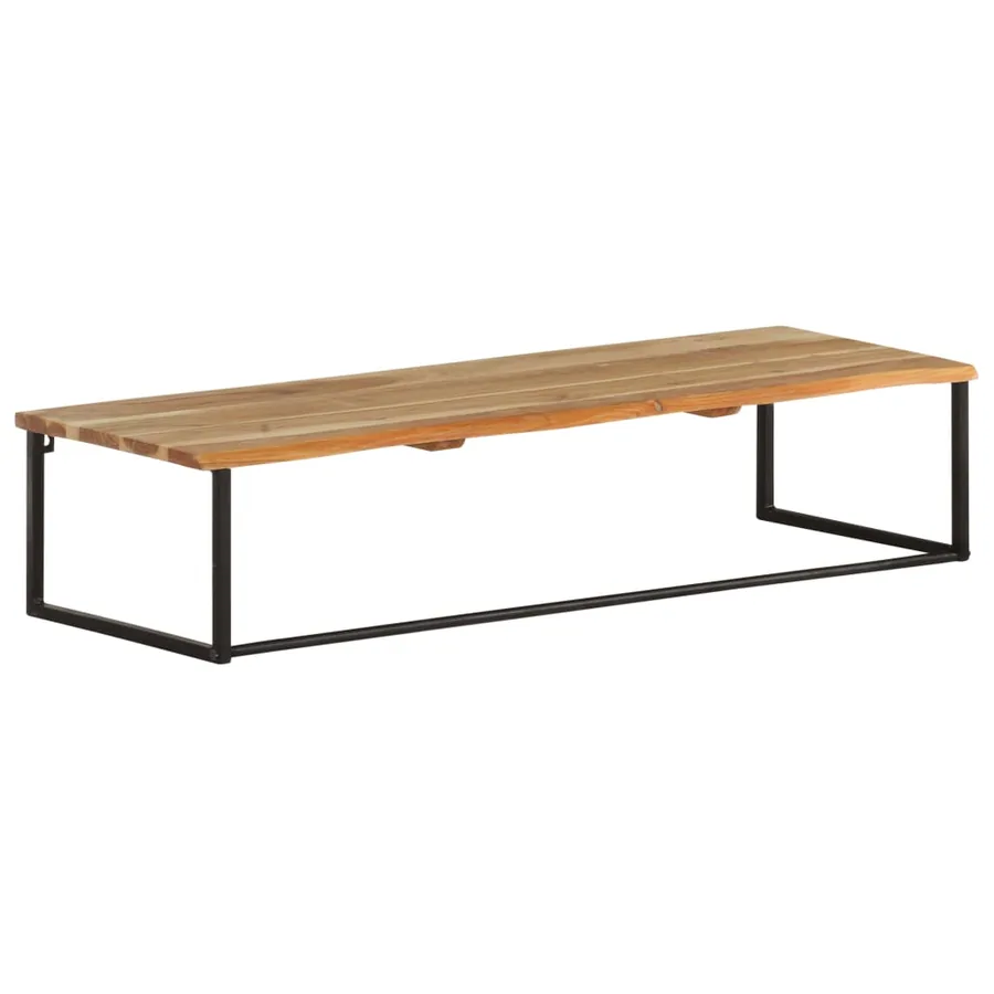 Patère à bord naturel 100x35x22 cm Bois d'acacia massif - 12