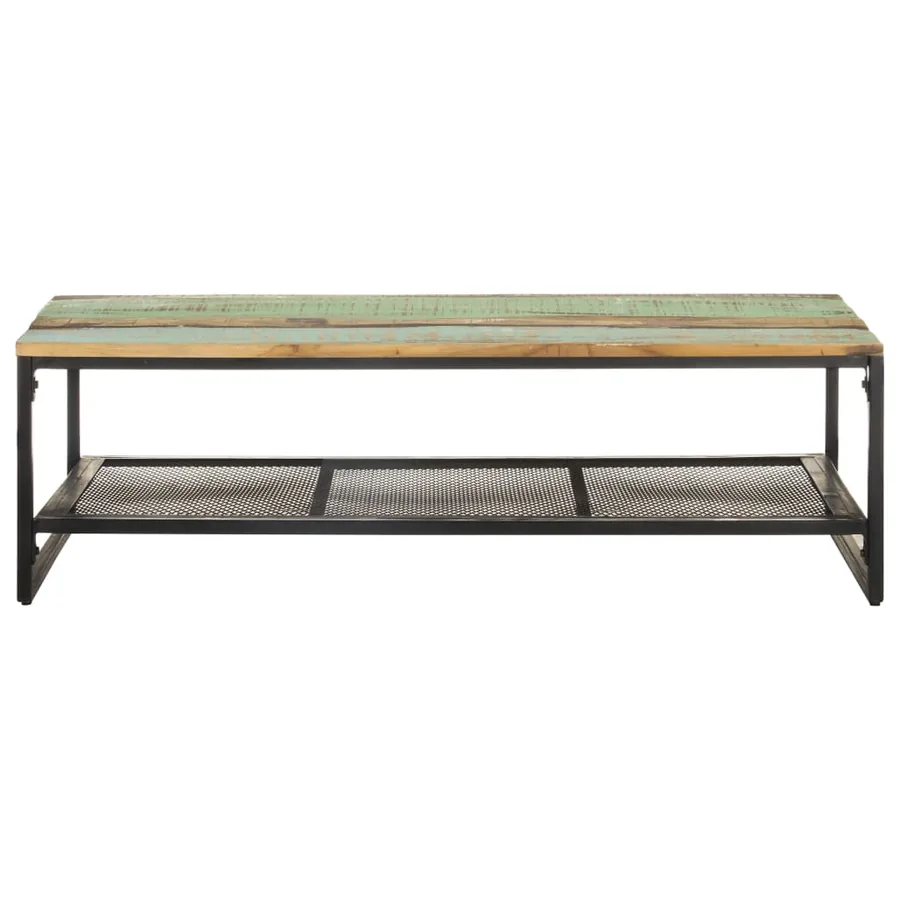 Table basse 110x60x35 cm Bois de récupération massif - 2