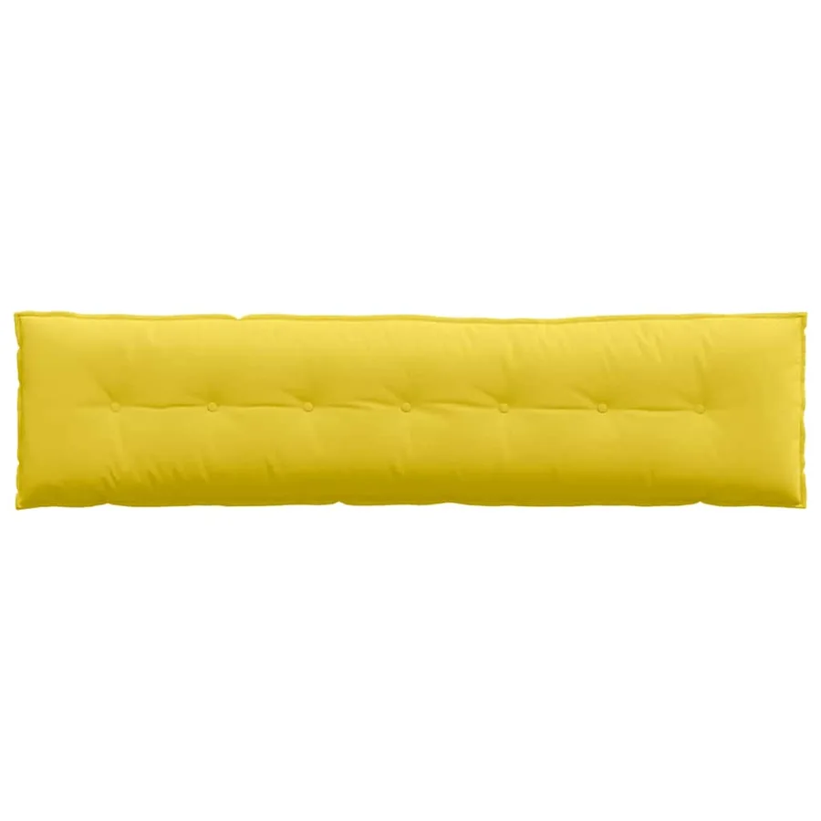 Coussin de Dos Jaune clair 140 x 19 x 50 cm tissu - 6