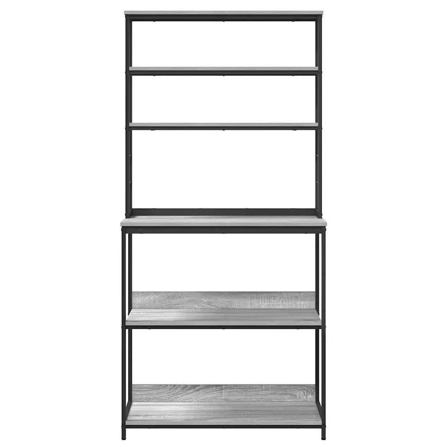 Étagère de cuisine Gris Sonoma 80 x 40 x 168 cm - 6