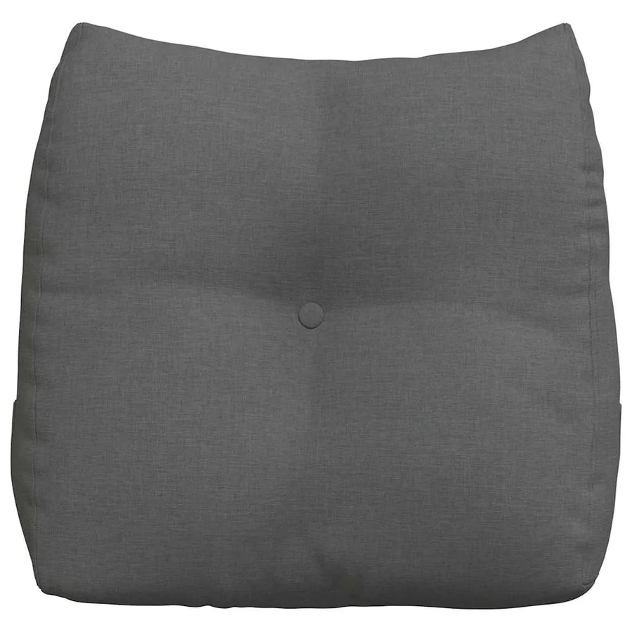 Coussin de Dos Gris foncé 45 x 24 x 50 cm tissu - 6