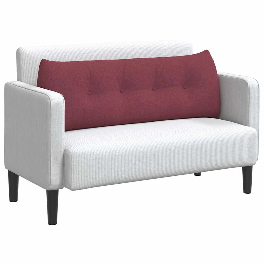 Coussin de Dos Bordeaux 140 x 24 x 50 cm tissu - 3