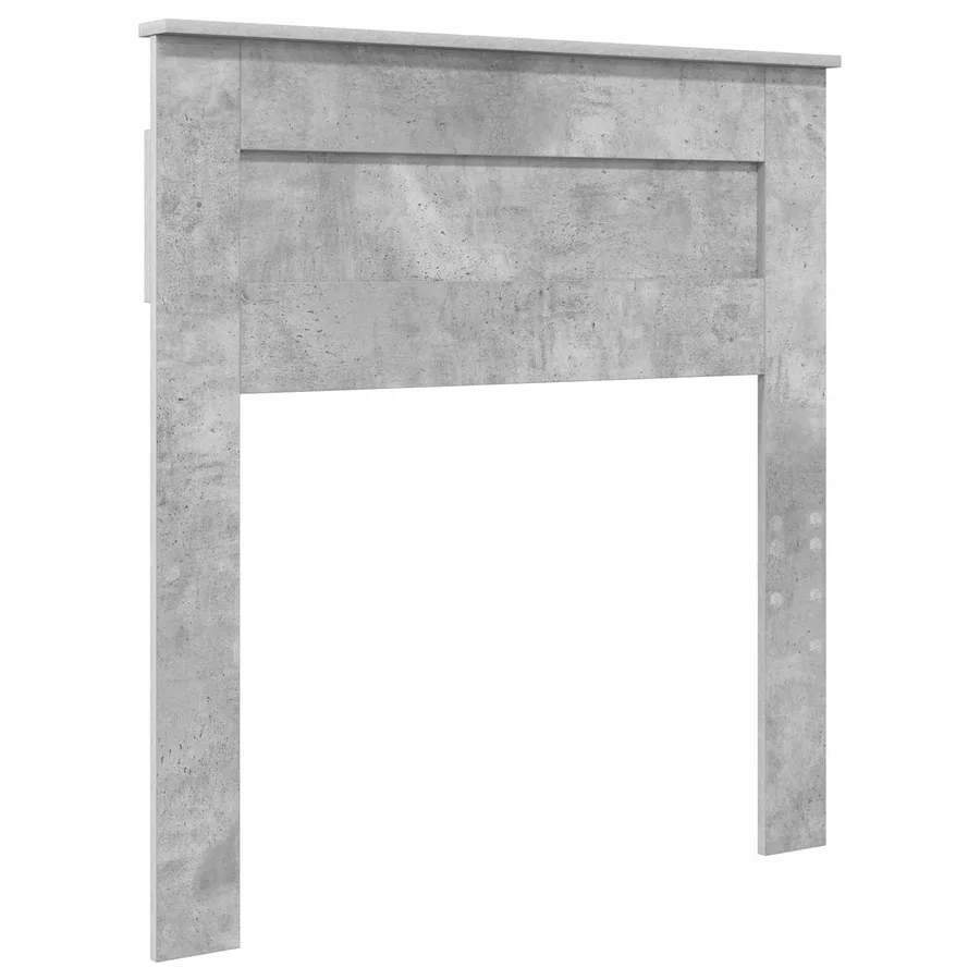 Tête de lit Gris béton Bois d'ingénierie - 2