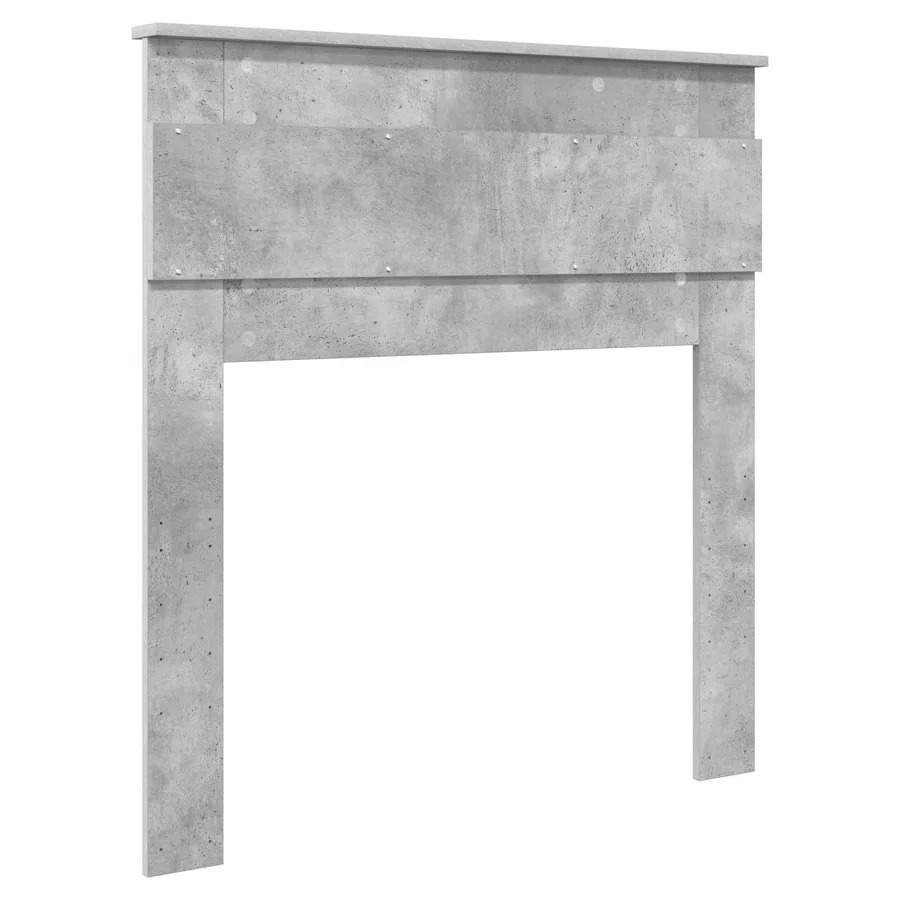 Tête de lit Gris béton Bois d'ingénierie - 6