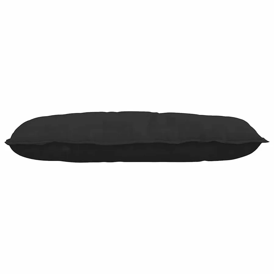 Coussin de Dos Noir 100 x 50 cm Tissu en microfibre - 5