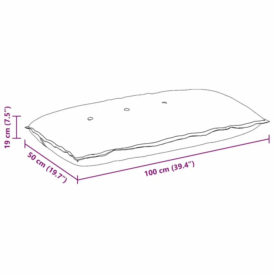 Coussin de Dos Gris clair 100 x 50 cm Tissu en microfibre - 8