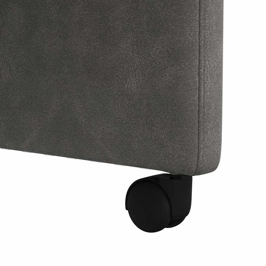 Chaises de Salle à Manger avec Roues 2 pcs Noir 58 x 67 x 97 cm - 9