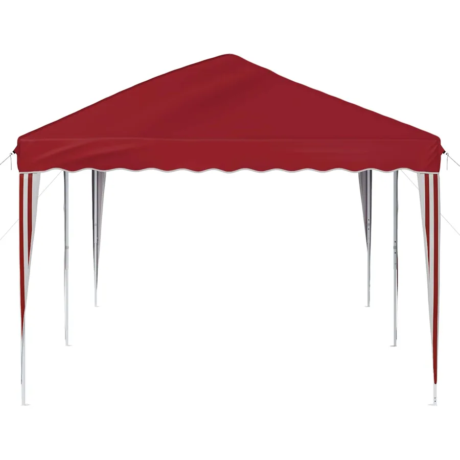 Tente de fête pop-up 575 x 290 x 245 cm Bordeaux - 6