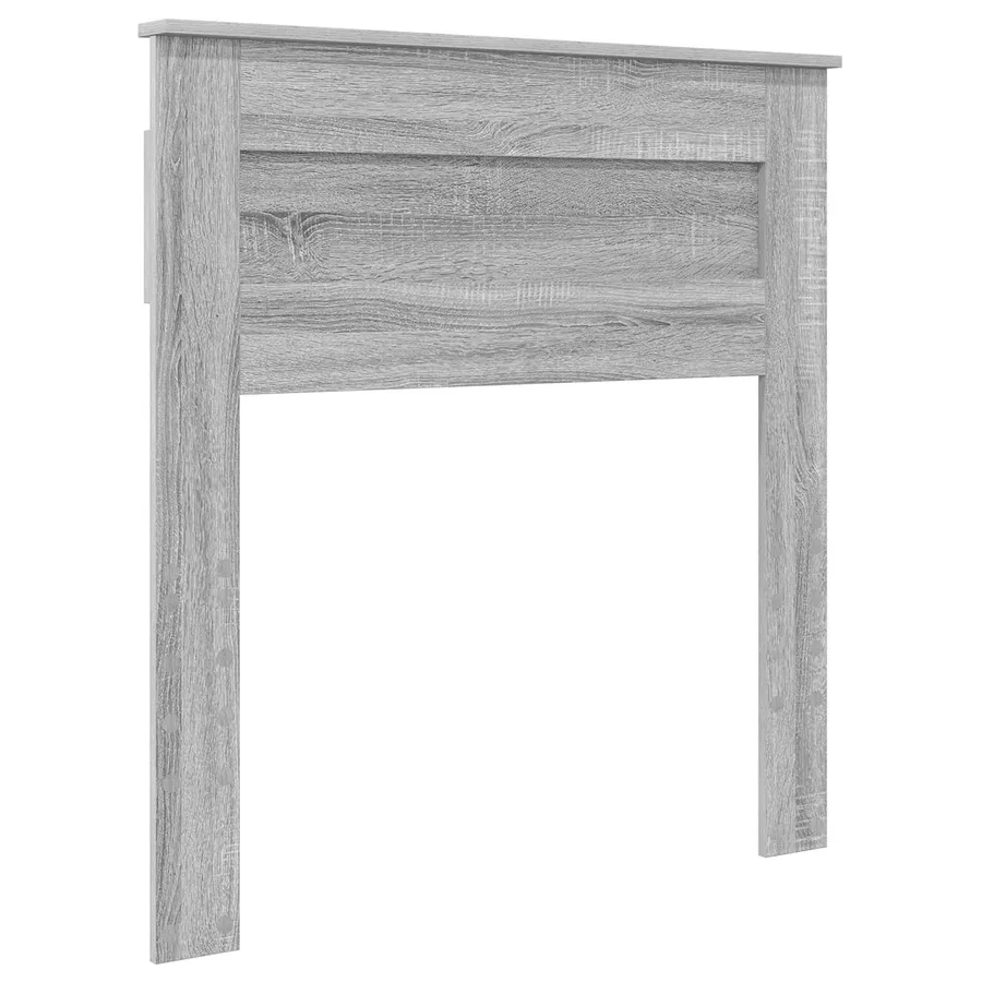 Lit de Rangement Gris Sonoma 90 x 200 cm Bois d'ingénierie - 7