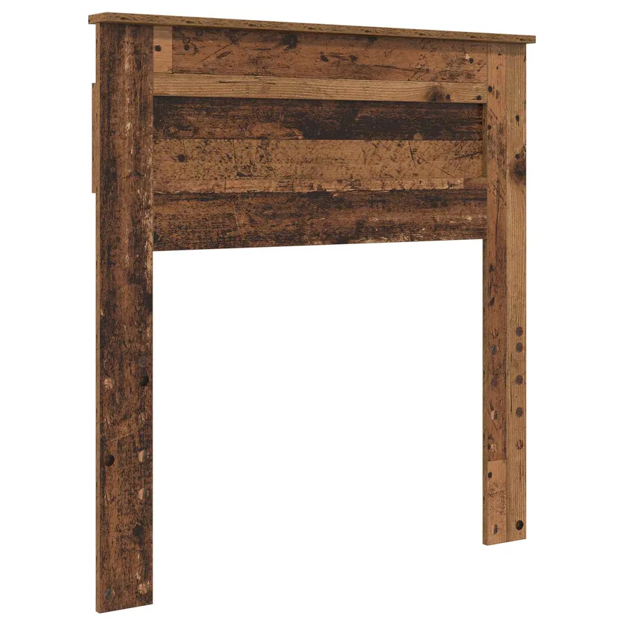 Cadre de lit Bois ancien 75 x 190 cm Bois de pin massif - 6