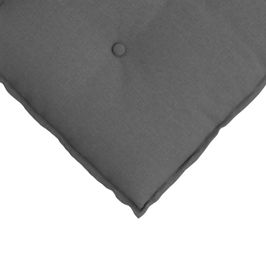 Coussin de Dos Gris foncé 120 x 19 x 50 cm tissu - 7