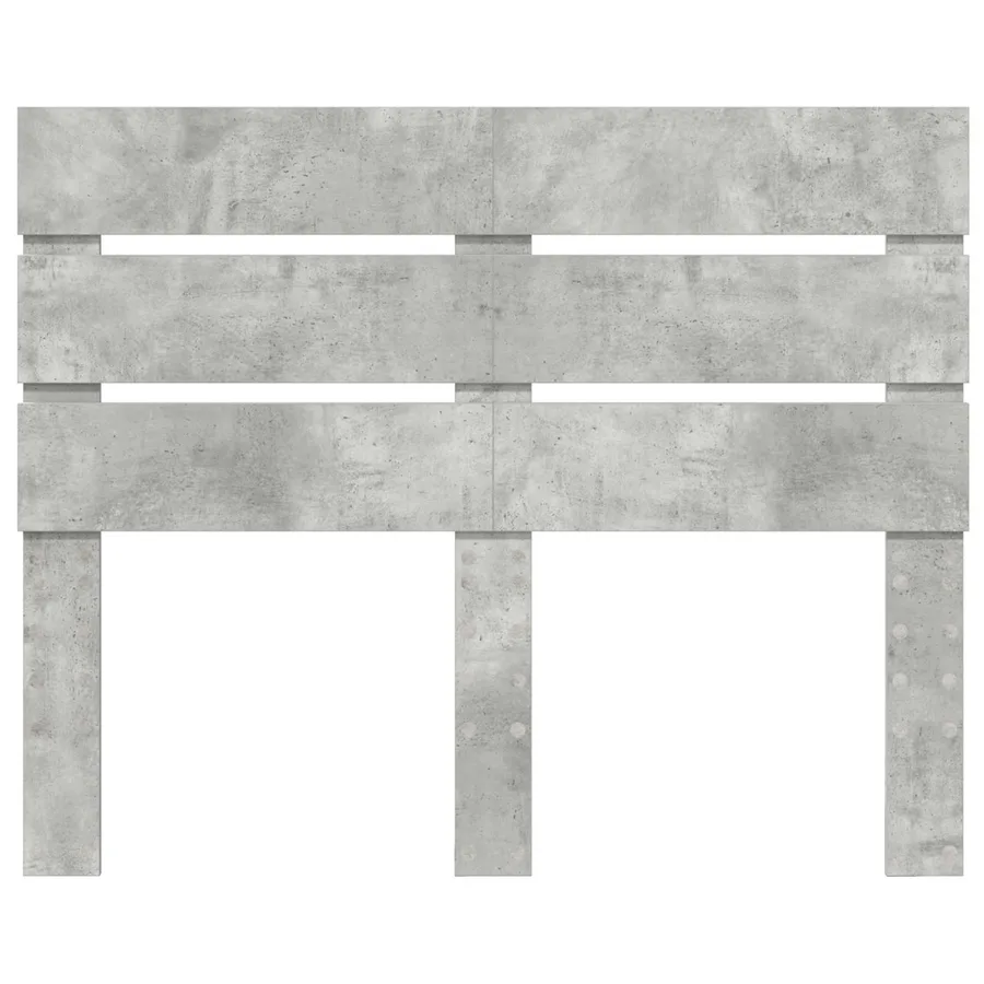 Tête de lit Gris béton Bois d'ingénierie - 4