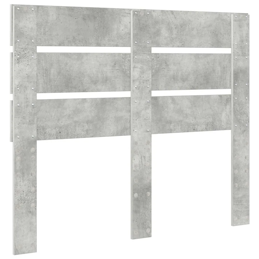 Tête de lit Gris béton Bois d'ingénierie - 6