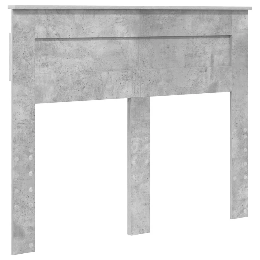 Cadre de lit Béton 120 x 190 cm Bois de pin massif - 6
