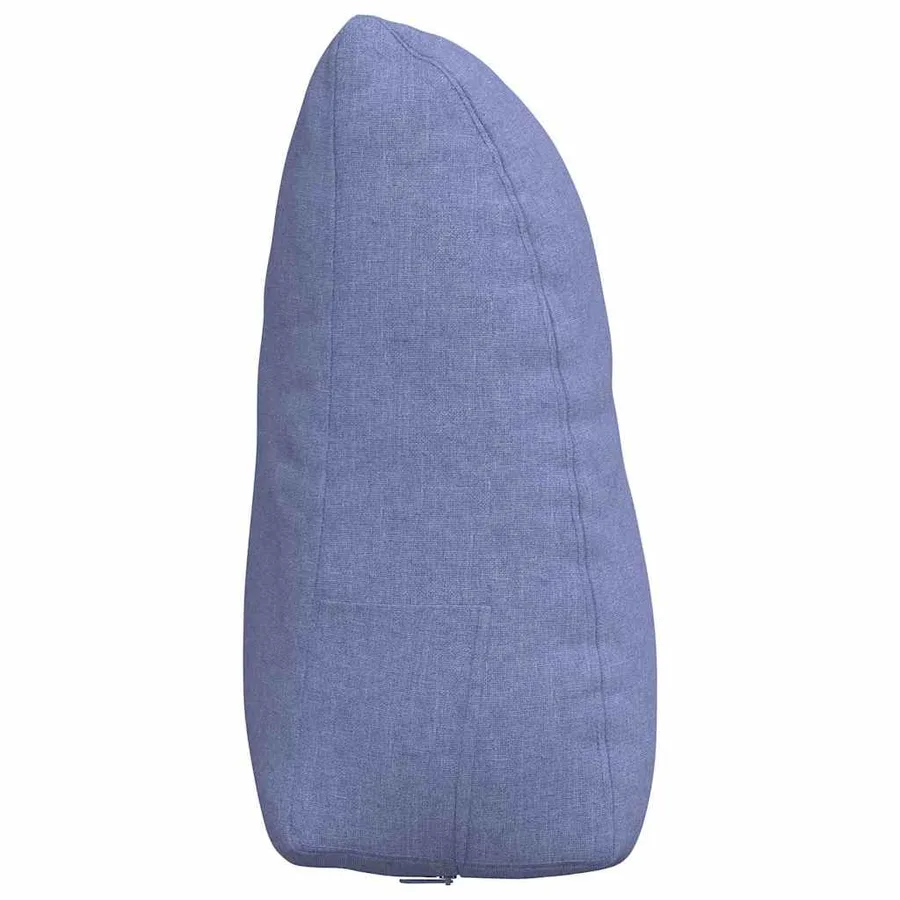 Coussin de Dos Bleu denim 60 x 24 x 50 cm tissu - 7