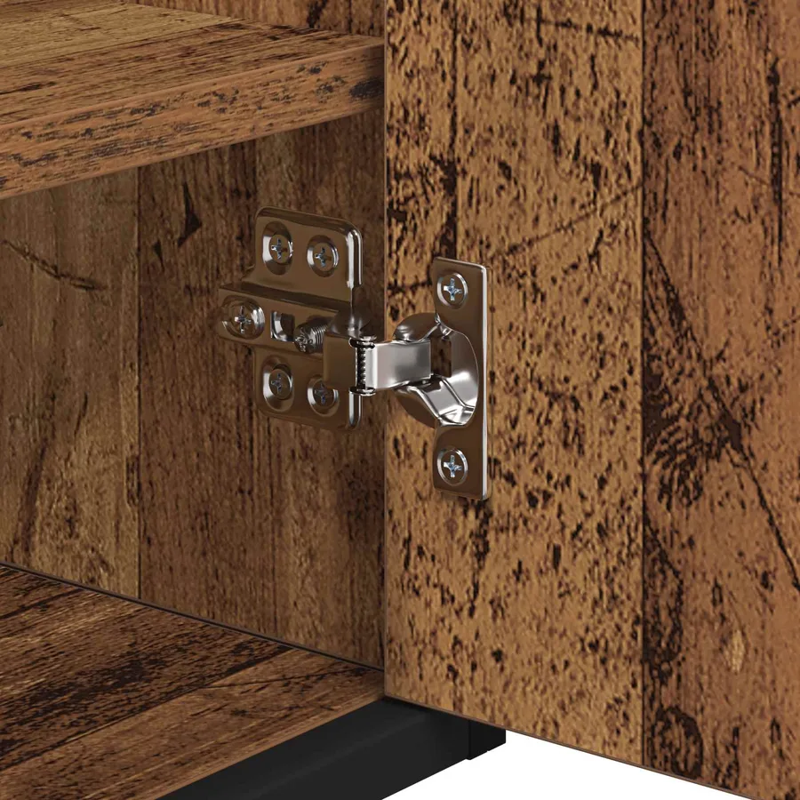 Ensemble de mobilier de salle de bain avec tiroir Bois ancien - 12