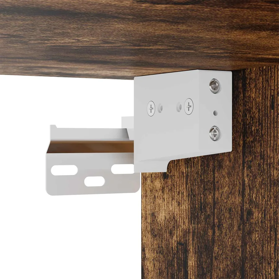 Ensemble de mobilier de salle de bain avec tiroir Chêne fumé - 13