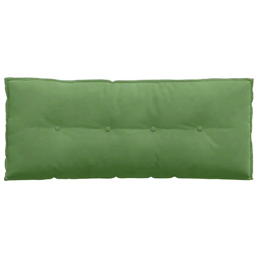 Coussin de Dos Vert clair 120 x 50 cm Tissu en velours côtelé - 6