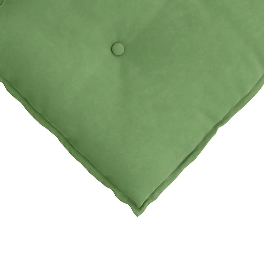 Coussin de Dos Vert clair 120 x 50 cm Tissu en velours côtelé - 7