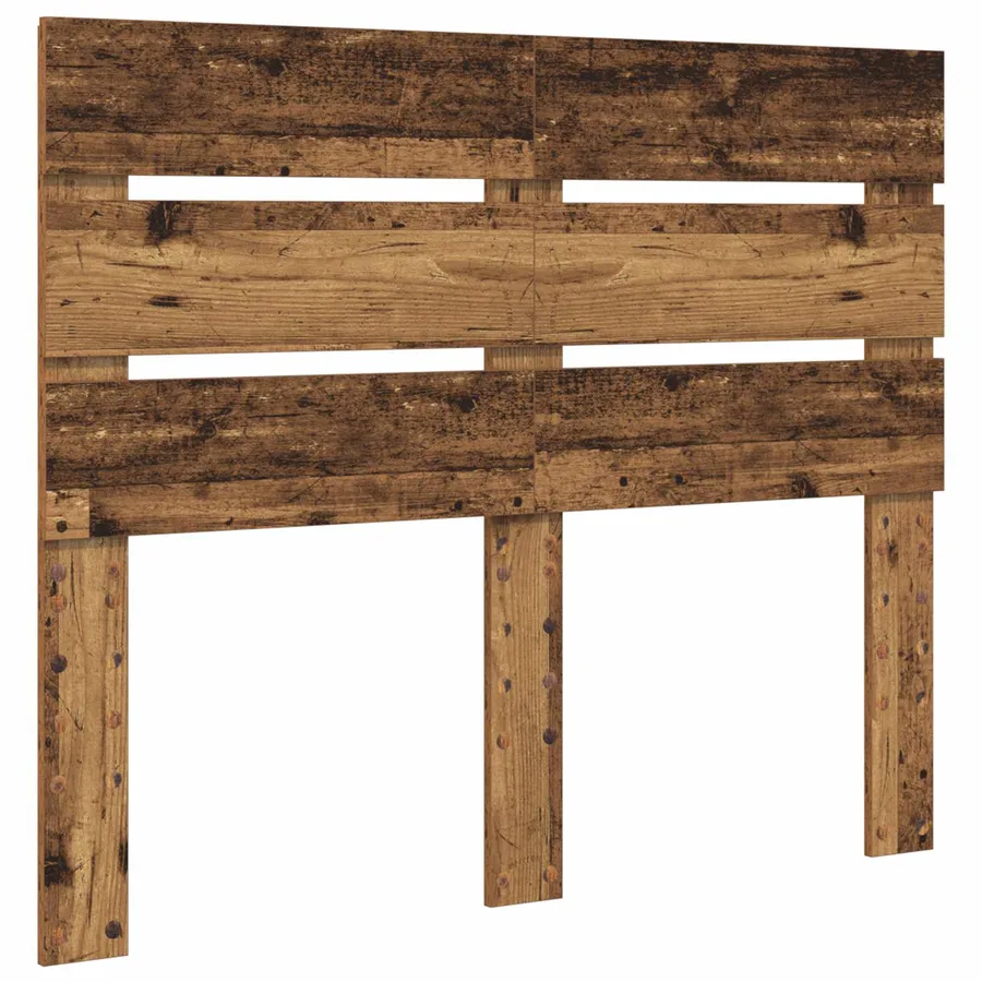 Cadre de lit Bois ancien 120 x 190 cm Bois de pin massif - 6