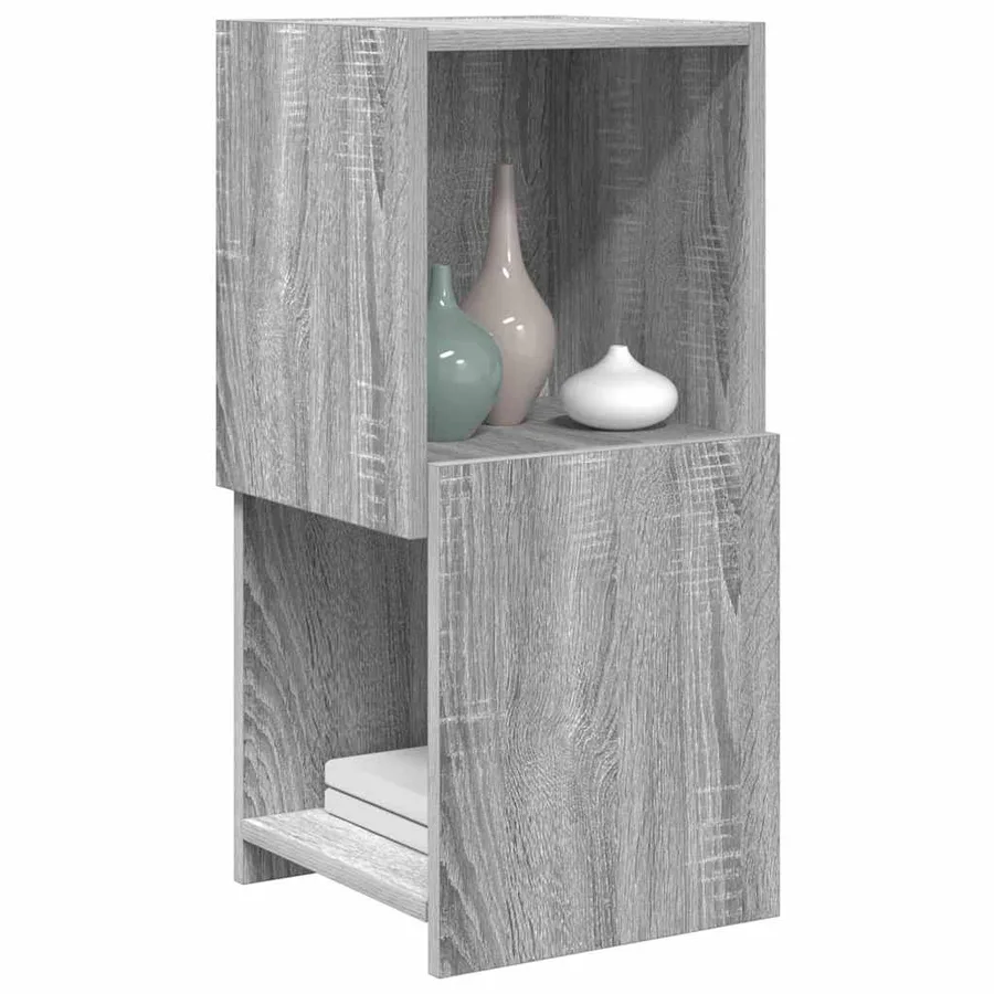 Meuble d'angle Gris Sonoma 30,5x30x65cm Bois d'ingénierie - 3