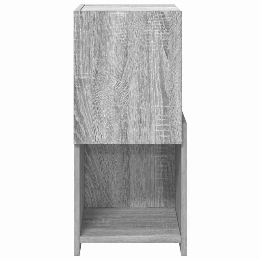 Meuble d'angle Gris Sonoma 30,5x30x65cm Bois d'ingénierie - 6