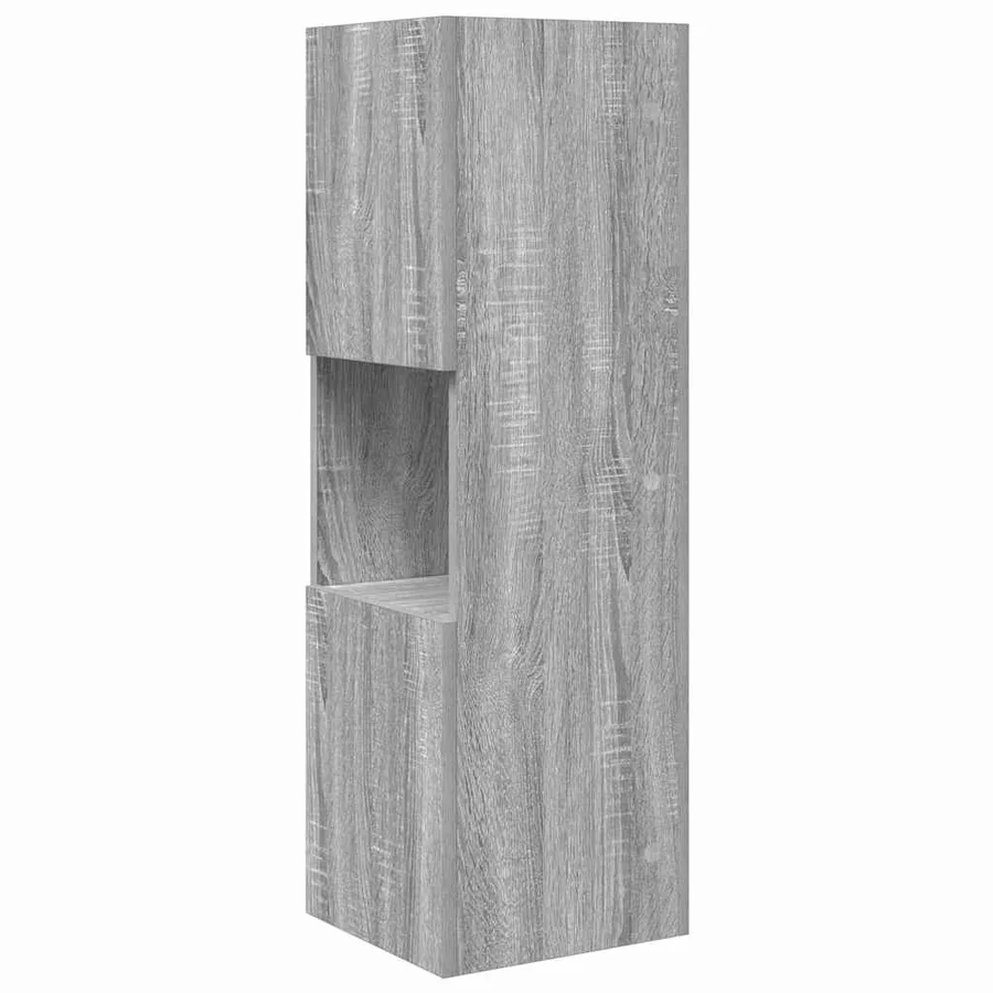 Meuble d'angle Gris Sonoma 30,5x30x65cm Bois d'ingénierie - 7