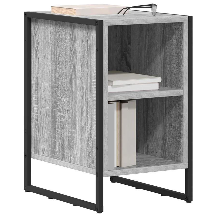 Table de chevet 2 pcs Gris Sonoma 39.5 x 30 x 50 cm - 3