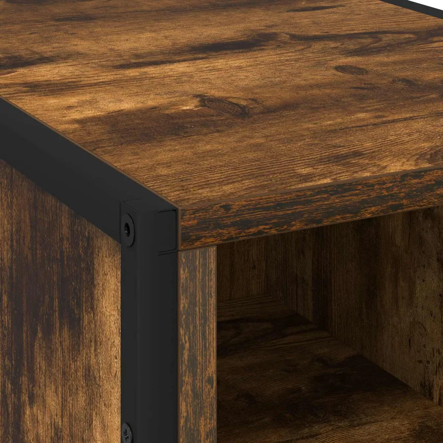 Table de chevet 2 pcs Chêne Fumé 39.5 x 30 x 50 cm - 9