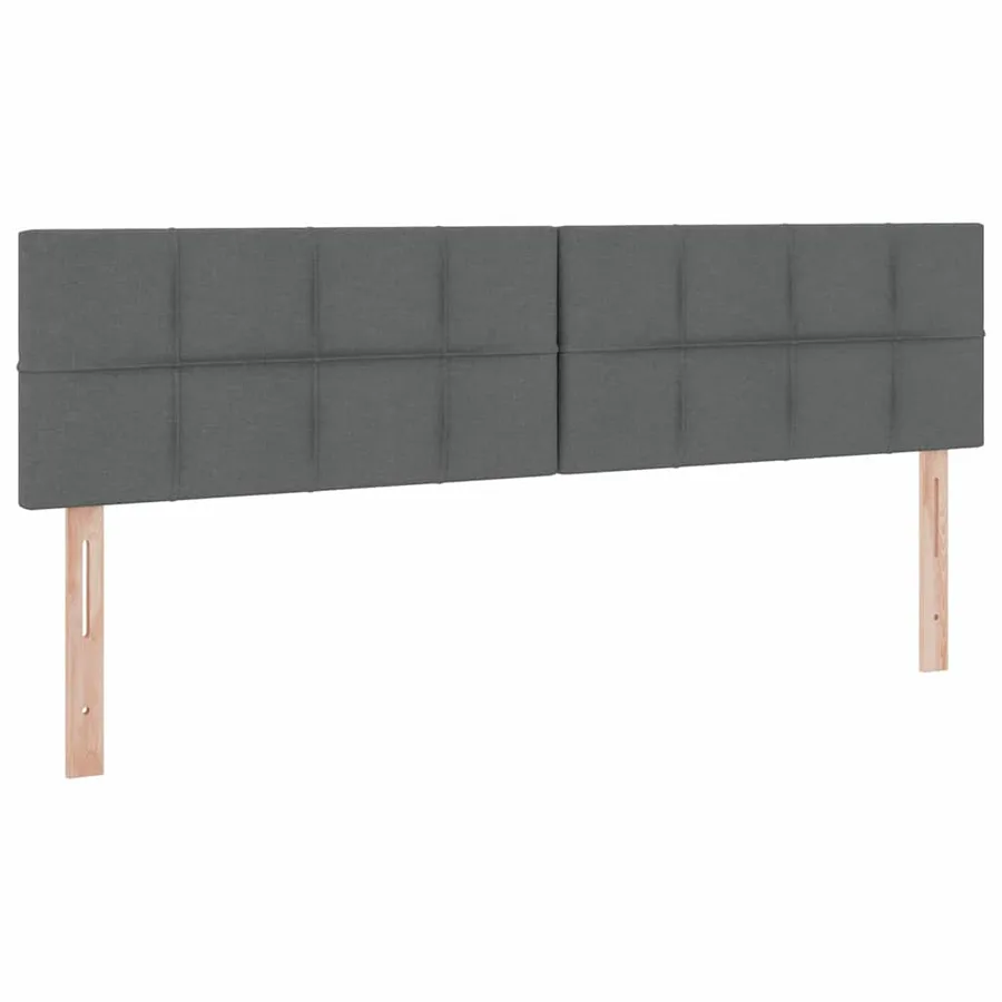 Lit avec rangement et matelas Gris foncé 180 x 200 cm - 9