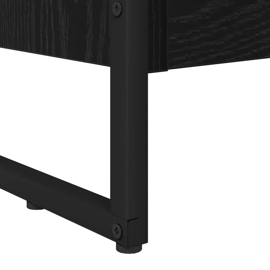 Bibliothèque Chêne noir 80 x 30 x 86,5 cm Bois d'ingénierie - 9