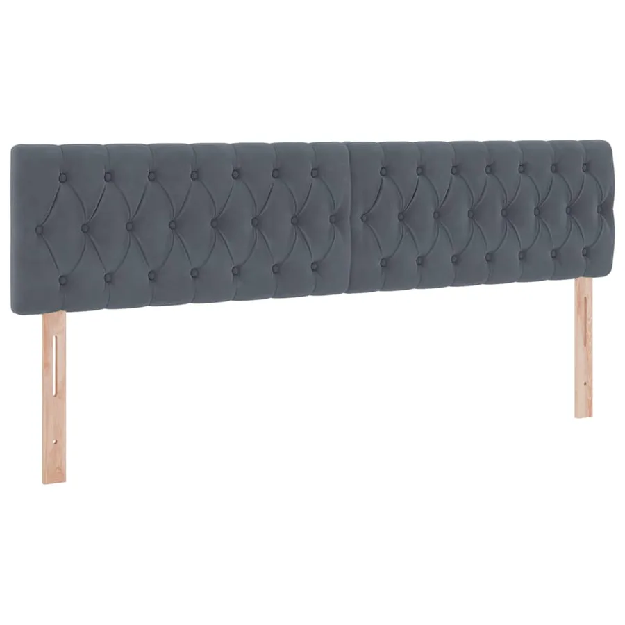 Lit de rangement LED avec matelas Gris foncé 180 x 200 cm - 10