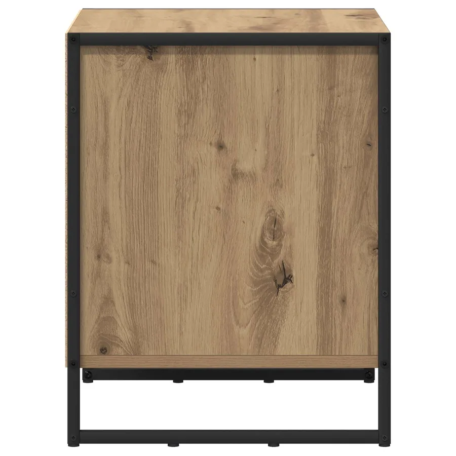 Table de chevet 2 pc Chêne artisan 50 x 39,5 x 50 cm - 7